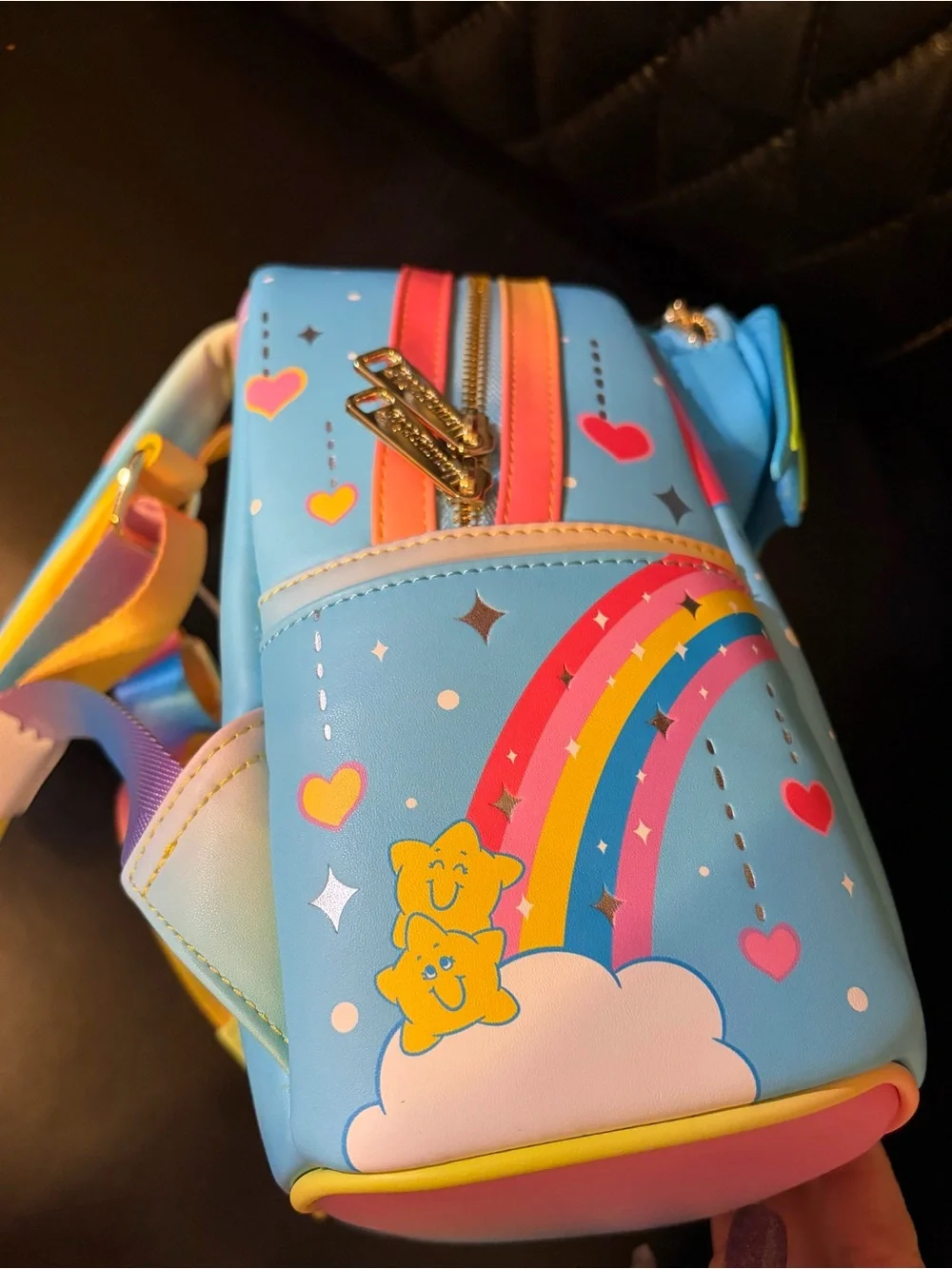 Loungefly Pastel Rainbow Umbrella Care Bears Mini Backpack